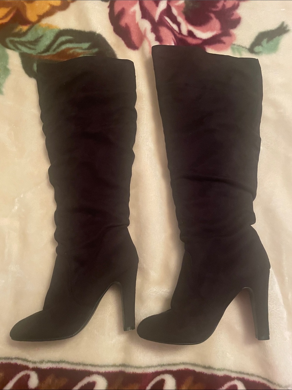 Atmosphere Black Women's Knee-High Slouch Boot - Classic Elegance US Size 7
